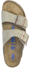 Birkenstock sandaler mjuk fotbädd mocka dam taupe beige-TOFFELSHOPPEN.SE