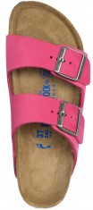 Birkenstock sandaler mjuk fotbädd pink rosa läder dam- TOFFELSHOPPEN.SE