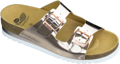 SCHOLL sandaler med uppbyggd innersula i brons metallic-toffelshoppen.se