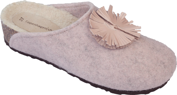 CopenhagenShoes-rosa-damtofflor i ull-med kilklack-toffelstoppen.se